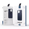 Dux Ducis Dux Ducis Naples etui iPhone 14 Plus magnetyczny skórzany pokrowiec MagSafe niebieskie