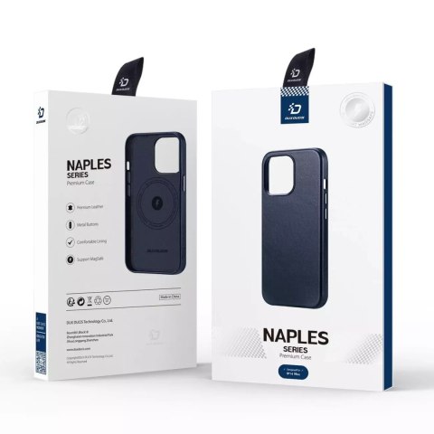 Dux Ducis Dux Ducis Naples etui iPhone 14 Plus magnetyczny skórzany pokrowiec MagSafe niebieskie Dux Ducis Dux Ducis Naples etui iPhone 14 Plus magnetyczny skórzany pokrowiec MagSafe niebieskie