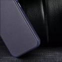 Dux Ducis Dux Ducis Naples etui iPhone 14 Plus magnetyczny skórzany pokrowiec MagSafe niebieskie