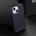 Dux Ducis Dux Ducis Naples etui iPhone 14 magnetyczny skórzany pokrowiec MagSafe niebieskie