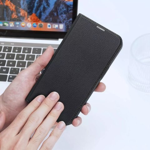 Dux Ducis Dux Ducis Skin X2 etui do iPhone 14 Plus pokrowiec z magnetyczną klapką czarny Dux Ducis Dux Ducis Skin X2 etui do iPhone 14 Plus pokrowiec z magnetyczną klapką czarny