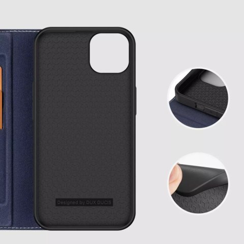 Dux Ducis Dux Ducis Skin X2 etui do iPhone 14 Plus pokrowiec z magnetyczną klapką niebieski Dux Ducis Dux Ducis Skin X2 etui do iPhone 14 Plus pokrowiec z magnetyczną klapką niebieski
