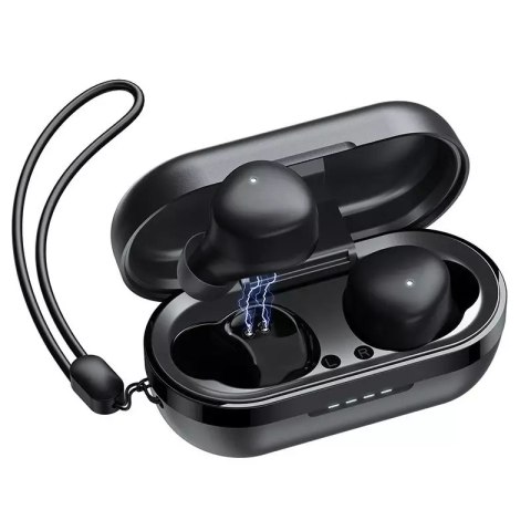 Joyroom Słuchawki Joyroom bezprzewodowe TWS Bluetooth 5.1 300mAh czarny (JR-TL1 Pro) Joyroom Słuchawki Joyroom bezprzewodowe TWS Bluetooth 5.1 300mAh czarny (JR-TL1 Pro)