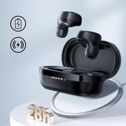 Joyroom Słuchawki Joyroom bezprzewodowe TWS Bluetooth 5.1 300mAh czarny (JR-TL1 Pro)