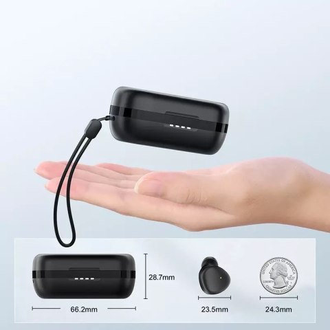 Joyroom Słuchawki Joyroom bezprzewodowe TWS Bluetooth 5.1 300mAh czarny (JR-TL1 Pro) Joyroom Słuchawki Joyroom bezprzewodowe TWS Bluetooth 5.1 300mAh czarny (JR-TL1 Pro)