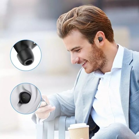 Joyroom Słuchawki Joyroom bezprzewodowe TWS Bluetooth 5.1 300mAh czarny (JR-TL1 Pro) Joyroom Słuchawki Joyroom bezprzewodowe TWS Bluetooth 5.1 300mAh czarny (JR-TL1 Pro)