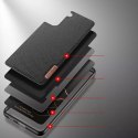 Dux Ducis Dux Ducis Fino etui pokrowiec pokryty nylonowym materiałem Samsung Galaxy S22+ (S22 Plus) czarny