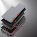 Dux Ducis Dux Ducis Fino etui pokrowiec pokryty nylonowym materiałem Samsung Galaxy S22+ (S22 Plus) niebieski