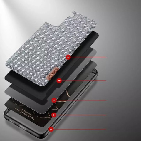 Dux Ducis Dux Ducis Fino etui pokrowiec pokryty nylonowym materiałem Samsung Galaxy S22+ (S22 Plus) niebieski Dux Ducis Dux Ducis Fino etui pokrowiec pokryty nylonowym materiałem Samsung Galaxy S22+ (S22 Plus) niebieski