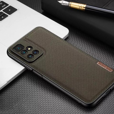 Dux Ducis Dux Ducis Fino etui pokrowiec pokryty nylonowym materiałem Xiaomi Redmi 10 zielony Dux Ducis Dux Ducis Fino etui pokrowiec pokryty nylonowym materiałem Xiaomi Redmi 10 zielony