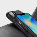 Dux Ducis Dux Ducis Grit skórzane etui do iPhone 14 Plus elegancki pokrowiec ze sztucznej skóry (kompatybilne z MagSafe) czarny