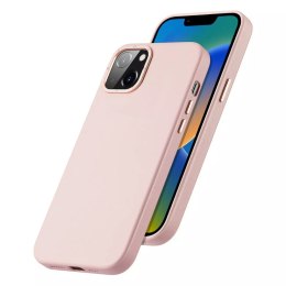 Dux Ducis Dux Ducis Grit skórzane etui do iPhone 14 Plus elegancki pokrowiec ze sztucznej skóry (kompatybilne z MagSafe) różowy