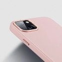 Dux Ducis Dux Ducis Grit skórzane etui do iPhone 14 Plus elegancki pokrowiec ze sztucznej skóry (kompatybilne z MagSafe) różowy