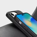 Dux Ducis Dux Ducis Grit skórzane etui do iPhone 14 Pro elegancki pokrowiec ze sztucznej skóry (kompatybilne z MagSafe) czarny