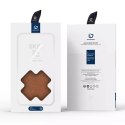 Dux Ducis Dux Ducis Skin X2 etui do iPhone 14 Pro pokrowiec z magnetyczną klapką brązowy