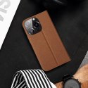 Dux Ducis Dux Ducis Skin X2 etui do iPhone 14 Pro pokrowiec z magnetyczną klapką brązowy