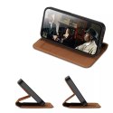 Dux Ducis Dux Ducis Skin X2 etui do iPhone 14 Pro pokrowiec z magnetyczną klapką brązowy