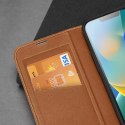 Dux Ducis Dux Ducis Skin X2 etui do iPhone 14 pokrowiec z magnetyczną klapką brązowy