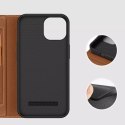Dux Ducis Dux Ducis Skin X2 etui do iPhone 14 pokrowiec z magnetyczną klapką brązowy