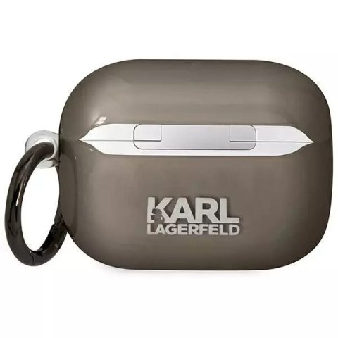 Karl Lagerfeld Etui ochronne na słuchawki Karl Lagerfeld do AirPods Pro cover czarny/black Karl`s Head Karl Lagerfeld Etui ochronne na słuchawki Karl Lagerfeld do AirPods Pro cover czarny/black Karl`s Head