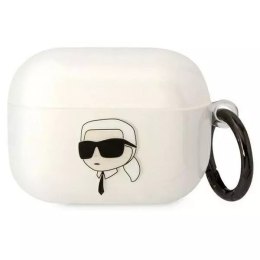 Karl Lagerfeld Etui ochronne na słuchawki Karl Lagerfeld do AirPods Pro cover transparent Karl`s Head