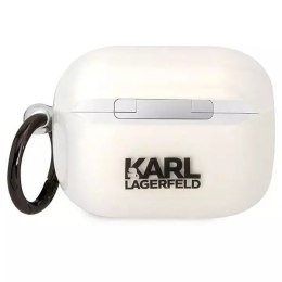 Karl Lagerfeld Etui ochronne na słuchawki Karl Lagerfeld do AirPods Pro cover transparent Karl`s Head