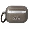 Karl Lagerfeld Etui ochronne na słuchawki Karl Lagerfeld do Airpods Pro cover czarny/black Gliter Karl&Choupette