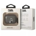 Karl Lagerfeld Etui ochronne na słuchawki Karl Lagerfeld do Airpods Pro cover czarny/black Gliter Karl&Choupette