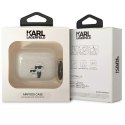 Karl Lagerfeld Etui ochronne na słuchawki Karl Lagerfeld do Airpods Pro cover transparent Gliter Karl&Choupette
