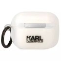 Karl Lagerfeld Etui ochronne na słuchawki Karl Lagerfeld do Airpods Pro cover transparent Ikonik Choupette
