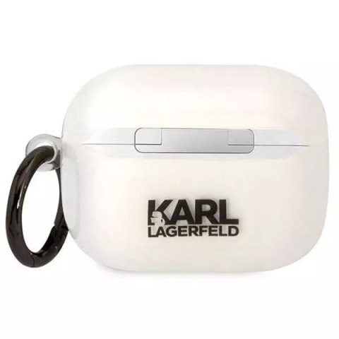 Karl Lagerfeld Etui ochronne na słuchawki Karl Lagerfeld do Airpods Pro cover transparent Ikonik Choupette Karl Lagerfeld Etui ochronne na słuchawki Karl Lagerfeld do Airpods Pro cover transparent Ikonik Choupette