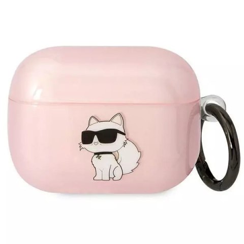 Karl Lagerfeld Etui ochronne na słuchawki Karl Lagerfeld doAirpods Pro cover różowy/pink Ikonik Choupette Karl Lagerfeld Etui ochronne na słuchawki Karl Lagerfeld doAirpods Pro cover różowy/pink Ikonik Choupette