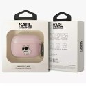 Karl Lagerfeld Etui ochronne na słuchawki Karl Lagerfeld doAirpods Pro cover różowy/pink Ikonik Choupette