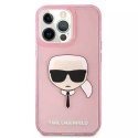Karl Lagerfeld Karl Lagerfeld KLHCP13XKHTUGLP iPhone 13 Pro Max 6,7" hardcase Glitter Karl`s Head