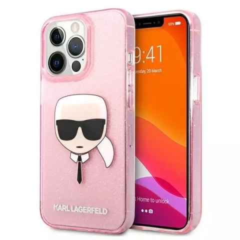 Karl Lagerfeld Karl Lagerfeld KLHCP13XKHTUGLP iPhone 13 Pro Max 6,7" hardcase Glitter Karl`s Head Karl Lagerfeld Karl Lagerfeld KLHCP13XKHTUGLP iPhone 13 Pro Max 6,7" hardcase Glitter Karl`s Head