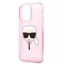 Karl Lagerfeld Karl Lagerfeld KLHCP13XKHTUGLP iPhone 13 Pro Max 6,7" hardcase Glitter Karl`s Head