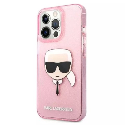 Karl Lagerfeld Karl Lagerfeld KLHCP13XKHTUGLP iPhone 13 Pro Max 6,7" hardcase Glitter Karl`s Head Karl Lagerfeld Karl Lagerfeld KLHCP13XKHTUGLP iPhone 13 Pro Max 6,7" hardcase Glitter Karl`s Head