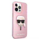 Karl Lagerfeld Karl Lagerfeld KLHCP13XKHTUGLP iPhone 13 Pro Max 6,7" hardcase Glitter Karl`s Head