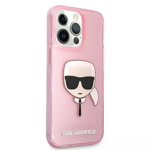 Karl Lagerfeld Karl Lagerfeld KLHCP13XKHTUGLP iPhone 13 Pro Max 6,7" hardcase Glitter Karl`s Head Karl Lagerfeld Karl Lagerfeld KLHCP13XKHTUGLP iPhone 13 Pro Max 6,7" hardcase Glitter Karl`s Head