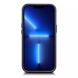 ICarer Etui na telefon iCarer Case Leather z naturalnej skóry do iPhone 14 Plus ciemnofioletowy (kompatybilne z MagSafe)