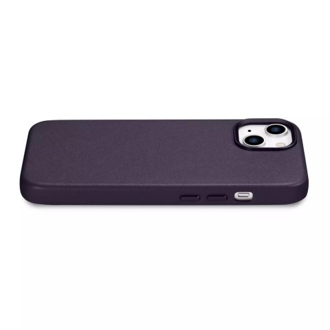 ICarer Etui na telefon iCarer Case Leather z naturalnej skóry do iPhone 14 Plus ciemnofioletowy (kompatybilne z MagSafe) ICarer Etui na telefon iCarer Case Leather z naturalnej skóry do iPhone 14 Plus ciemnofioletowy (kompatybilne z MagSafe)