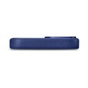ICarer Etui na telefon iCarer Case Leather z naturalnej skóry do iPhone 14 Plus niebieski (kompatybilne z MagSafe)