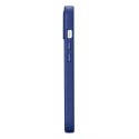 ICarer Etui na telefon iCarer Case Leather z naturalnej skóry do iPhone 14 Plus niebieski (kompatybilne z MagSafe)