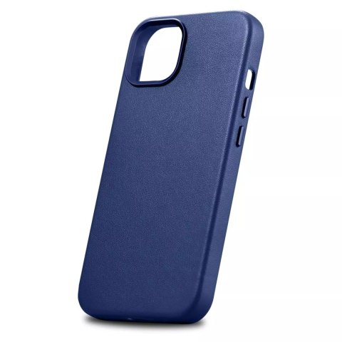 ICarer Etui na telefon iCarer Case Leather z naturalnej skóry do iPhone 14 Plus niebieski (kompatybilne z MagSafe) ICarer Etui na telefon iCarer Case Leather z naturalnej skóry do iPhone 14 Plus niebieski (kompatybilne z MagSafe)