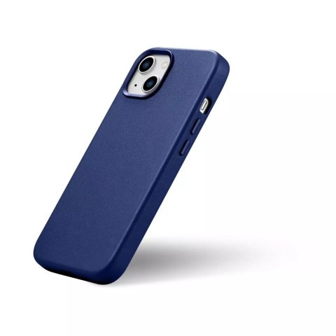 ICarer Etui na telefon iCarer Case Leather z naturalnej skóry do iPhone 14 Plus niebieski (kompatybilne z MagSafe) ICarer Etui na telefon iCarer Case Leather z naturalnej skóry do iPhone 14 Plus niebieski (kompatybilne z MagSafe)