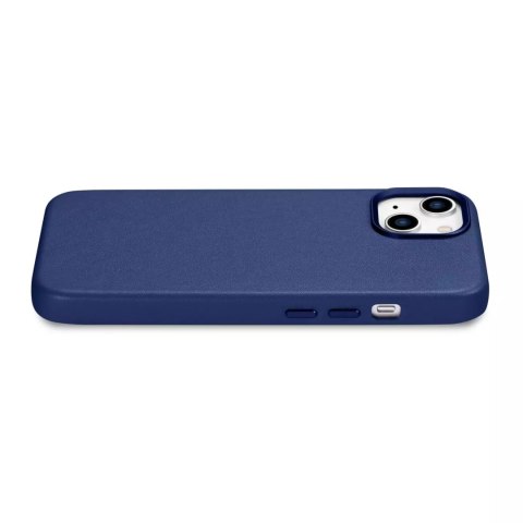 ICarer Etui na telefon iCarer Case Leather z naturalnej skóry do iPhone 14 Plus niebieski (kompatybilne z MagSafe) ICarer Etui na telefon iCarer Case Leather z naturalnej skóry do iPhone 14 Plus niebieski (kompatybilne z MagSafe)