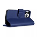 ICarer Etui na telefon iCarerWallet Case 2in1 do iPhone 14 Pro Max skórzany pokrowiec z klapką Anti-RFID