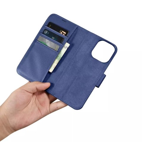 ICarer Etui na telefon iCarerWallet Case 2in1 do iPhone 14 Pro Max skórzany pokrowiec z klapką Anti-RFID ICarer Etui na telefon iCarerWallet Case 2in1 do iPhone 14 Pro Max skórzany pokrowiec z klapką Anti-RFID