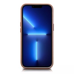 ICarer ICarer Case Leather pokrowiec etui z naturalnej skóry do iPhone 14 Plus brązowy (kompatybilne z MagSafe)