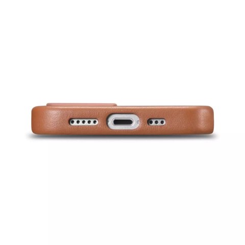 ICarer ICarer Case Leather pokrowiec etui z naturalnej skóry do iPhone 14 Plus brązowy (kompatybilne z MagSafe) ICarer ICarer Case Leather pokrowiec etui z naturalnej skóry do iPhone 14 Plus brązowy (kompatybilne z MagSafe)